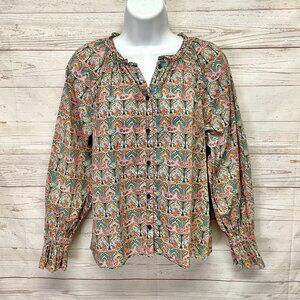 J. Crew Liberty Floral Giorgia Duke Print Blouse